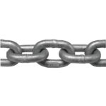 Corrente Calibrada 8mm Galvanizada Guincho Âncora Por Metro - Imagem 2