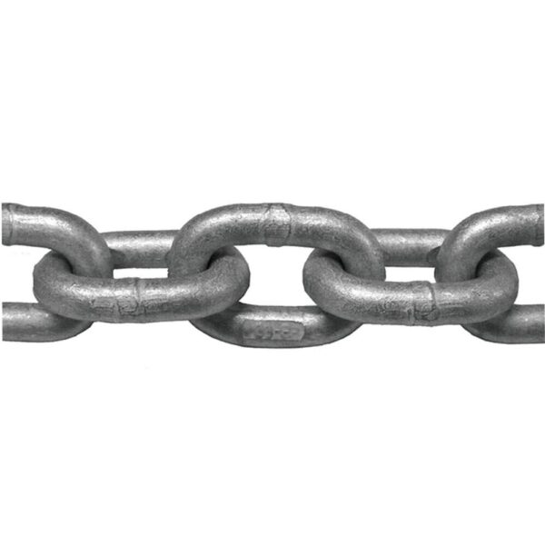 Corrente Calibrada 8mm Galvanizada Guincho Âncora Por Metro - Imagem 2