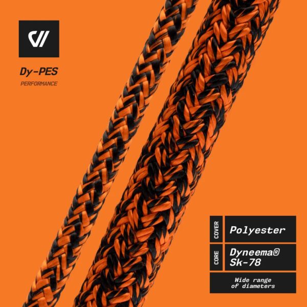 Cabo Alma Dyneema Capa Poliester Dy-Pes 3mm Velo - Imagem 5