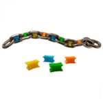 Marcador de Corrente 6mm Multicolor 12 peças