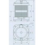 Luminária Circular Branca LED 360 Graus 12V Ripeam 72 - Imagem 4