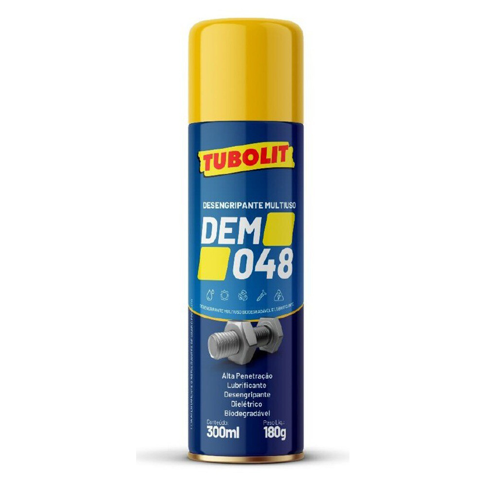 bcf696d9f9d498fbfb3b67125598335e-1.jpg Desengripante Multiuso Tubolit DEM 048 - Imagem 1