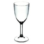 Taça Vinho Kos 400ml Em Acrílico Cristal