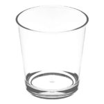 Copo Água Kos Em Acrílico Cristal 255ml