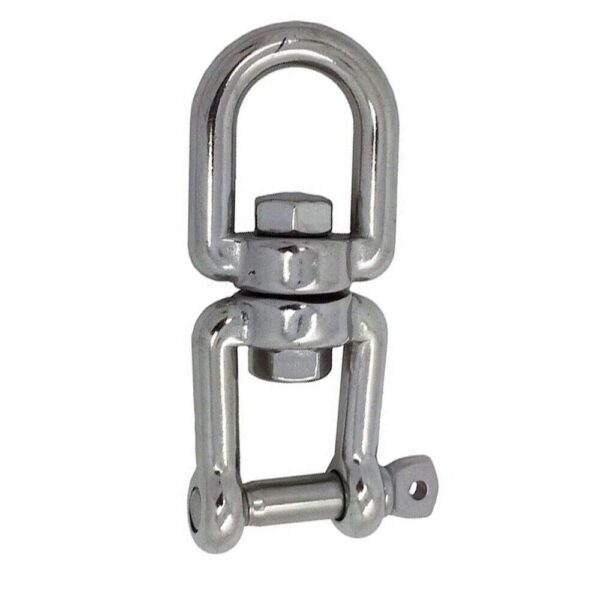 Manilha Reta com Destorcedor 08mm Inox - Imagem 2