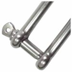Manilha Reta Longa 4mm Inox - Imagem 2