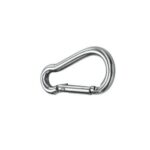 Mosquetão Sem Olhal 4mm Aço Inox - Imagem 2