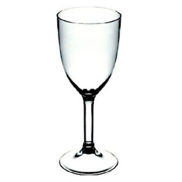 Taça Vinho Kos 400ml Em Acrílico Cristal - Imagem 2