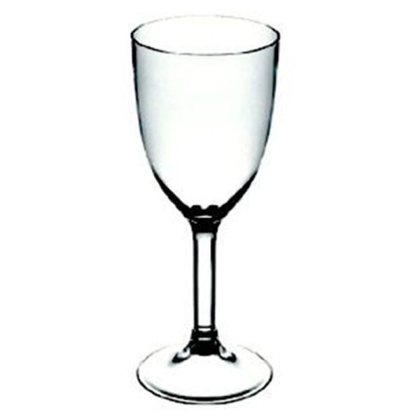Taça Vinho Kos 400ml Em Acrílico Cristal - Imagem 4