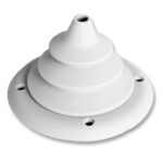 Passa-cabo de Comando Direção até 12MM 4 Pol Branco Trem