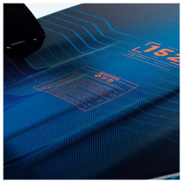 Prancha Wakesurf Laze Azul e Laranja 152cm Jobe Sports - Imagem 4