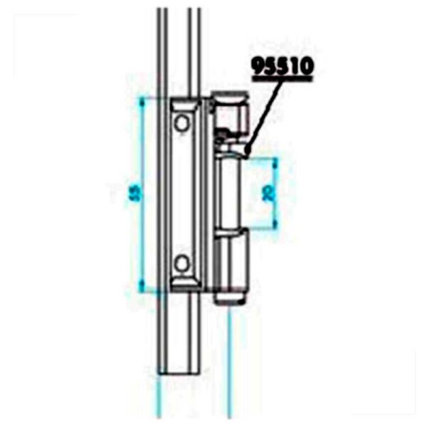Carro Batten Car Nautos 95510N Deslizante Surface Pequeno - Imagem 4