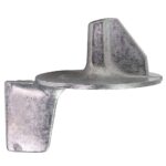Anodo Leme Motores Mercury 9.9 15 e 25HP Alumínio - Imagem 3