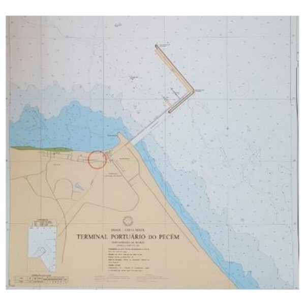 Carta Náutica 711 Marinha Terminal Portuário de Pecém - Imagem 1