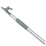Croque Cinza Telescópico 113-195 Cm Alumínio Trem - Imagem 2