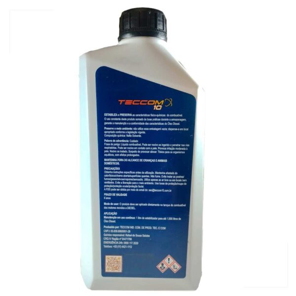 Kit 12X Otimizador Combustível Teccom 10 Mariner Diesel 1L - Imagem 4