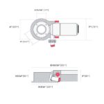 Kit Conversão Vaso Manual Em Elétrico para Vasos Tmc Jabsco Nautos - Imagem 3