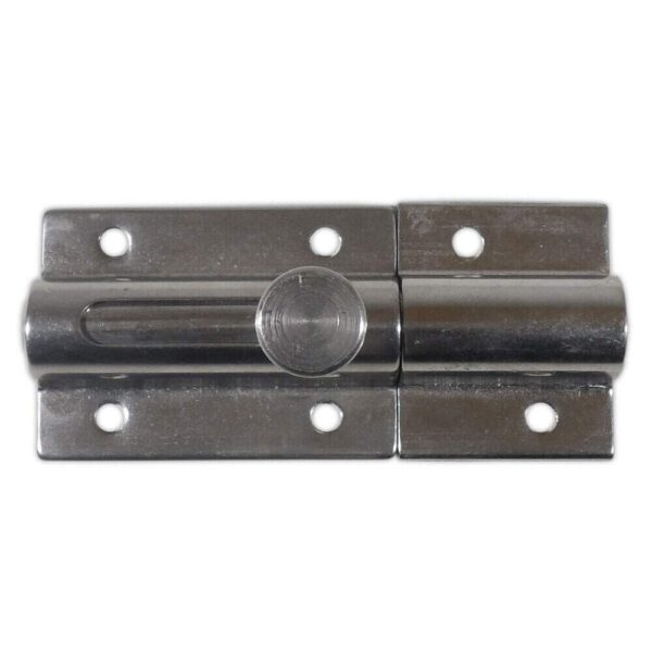 Trinco Náutico Para Porta De Inox 80X35X4mm - Imagem 2