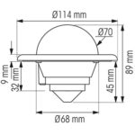 Bússola Plastimo Mini-C Preta - Imagem 3