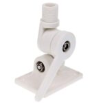 Suporte Antena VHF Articulado Nylon Branco - Imagem 2