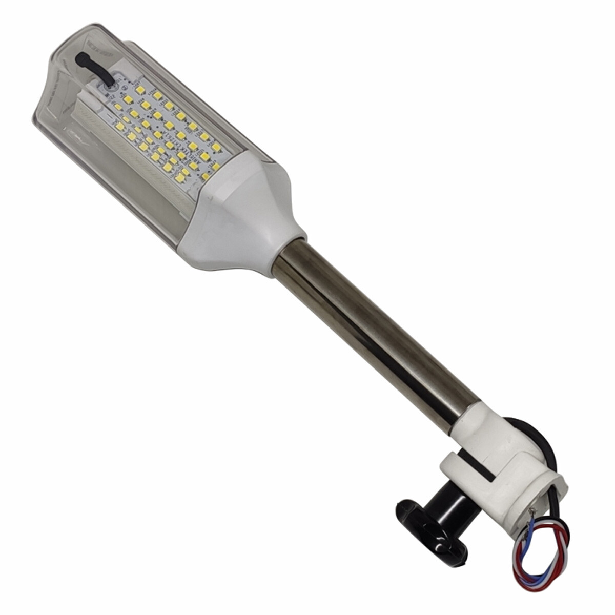 064d28cf00186434c408b292c2cef601.jpg Luz de Alcançado Mega Estrobo Crepuscular Articulada Branca Arieltek - Imagem 1