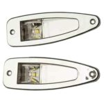 Luz Navegacao Tubarão Abs Metalizado Led Arieltek