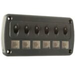 Painel Náutico Comando 6 posições Led Arieltek