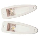 Luz Navegação Tubarão Abs Branco LED Arieltek