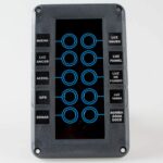 Painel Interruptores Náutico 10 Posições PCE-10 Arieltek