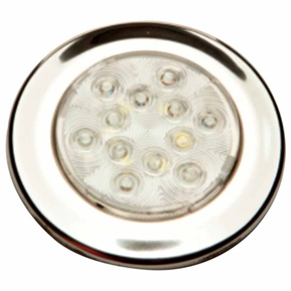 Luminária LED Arieltek Bicolor 12V Inox Branco/Azul - Imagem 2