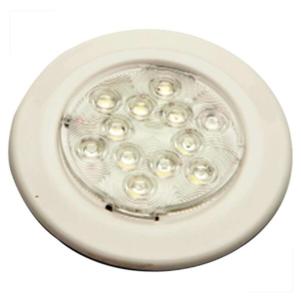 Luminária Náutica Cabine Inox Branco Luz Branco Quente 12V Arieltek - Imagem 2