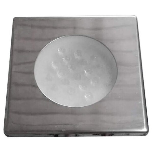 Luminária Náutica Inox LED Vermelho 12v 30 graus Arieltek - Imagem 2