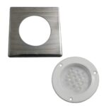 Luminária Náutica Inox LED Branco Quente 12v 30 º Arieltek - Imagem 3