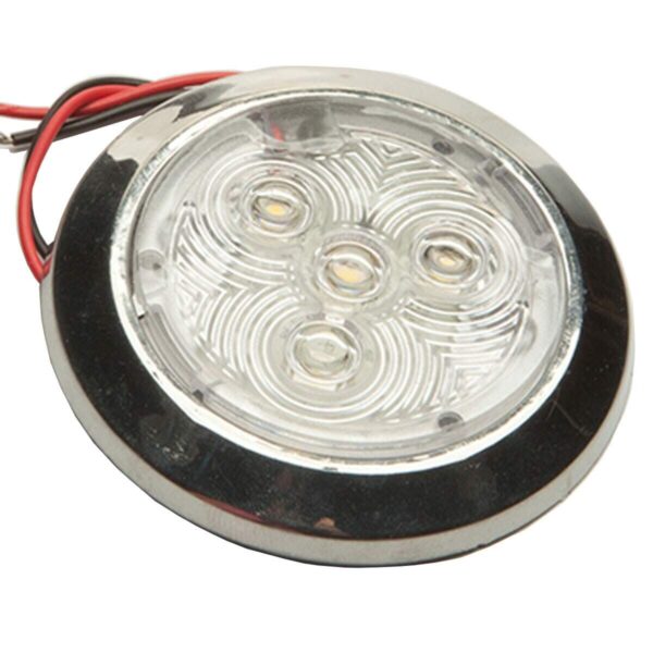 Luminária Náutica Multiuso LED Branco Frio Interno Externo - Imagem 2