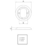 Luminária Náutica Multiuso LED Branco Frio Interno Externo - Imagem 4