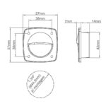 Luz Cortesia Branca LED Branco Frio 12V Arieltek - Imagem 3