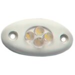 Luz Cortesia Oval Branca LED Branco Arieltek - Imagem 3