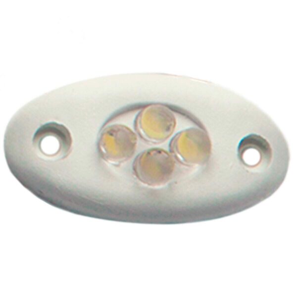 Luz Cortesia Oval Branca LED Branco Arieltek - Imagem 3