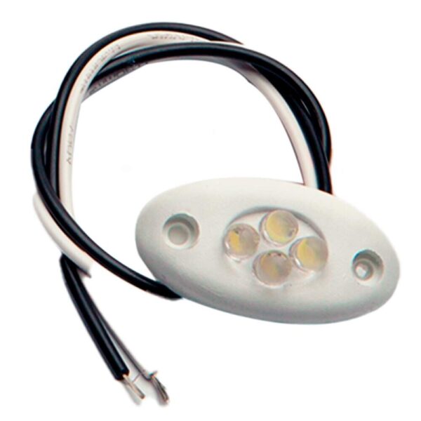 Luz Cortesia Oval Branca LED Branco Arieltek - Imagem 4