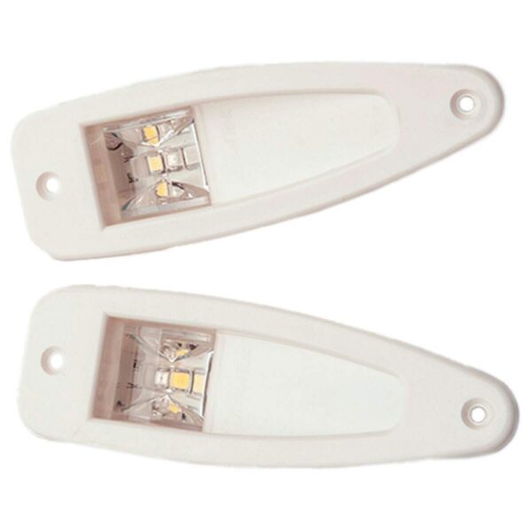 Luz Navegação Tubarão Abs Branco LED Arieltek - Imagem 2