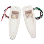 Luz Navegação Tubarão Abs Branco LED Arieltek - Imagem 3