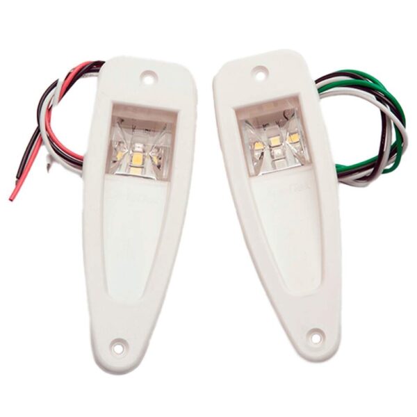 Luz Navegação Tubarão Abs Branco LED Arieltek - Imagem 3