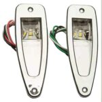 Luz Navegacao Tubarão Abs Metalizado Led Arieltek - Imagem 2