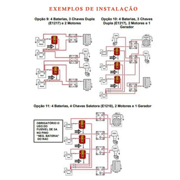 Rele de Carga Automático para Bancos de Baterias Arieltek 140A - Imagem 5