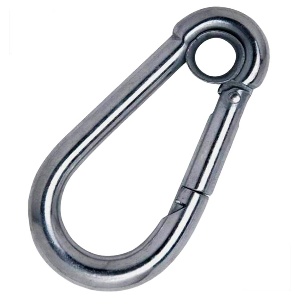 17d2fd8c707bd6391260b833e8f21609.jpg Mosquetão com Olhal 8mm Aço Inox - Imagem 1