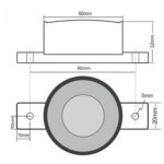 Luz De Cruzeta LED 800 Optolamp 12-24v - Imagem 2