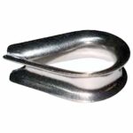 Sapatilha Para Cabos Náuticos 10mm Inox