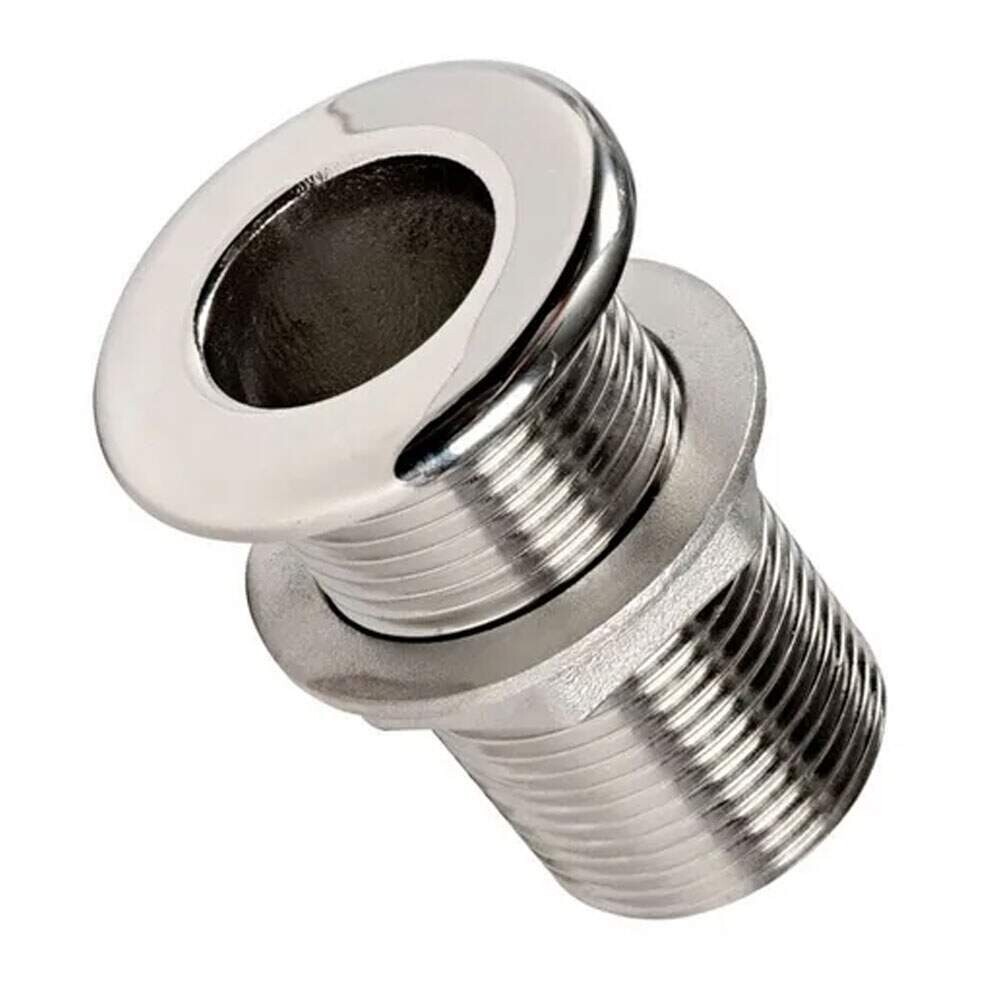 fbc1e56aa195fcc57585c23505f13aa9.jpg Saída De Água Náutica Inox 3/4" Rosca - Imagem 1