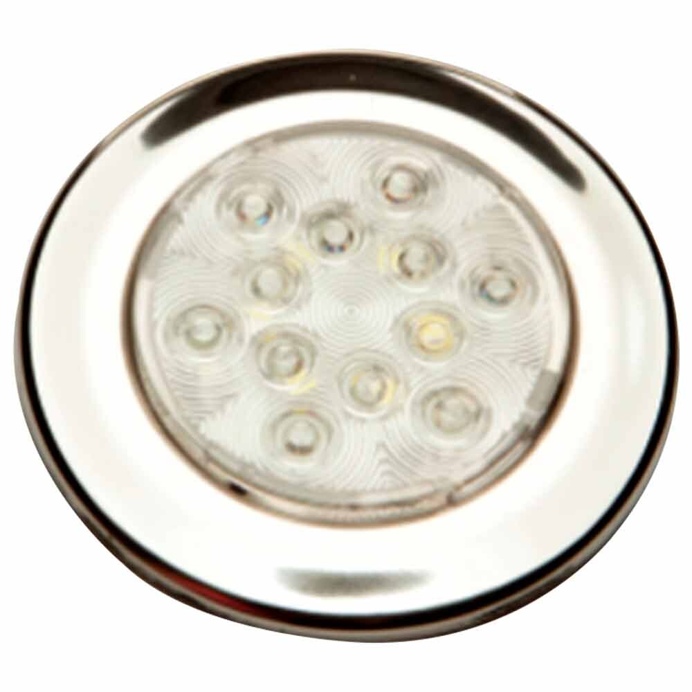 f326ea80f82372efb9f9aacaa4c2ad5a.jpg Luminária LED Arieltek Bicolor 12V Inox Branco/Azul - Imagem 1